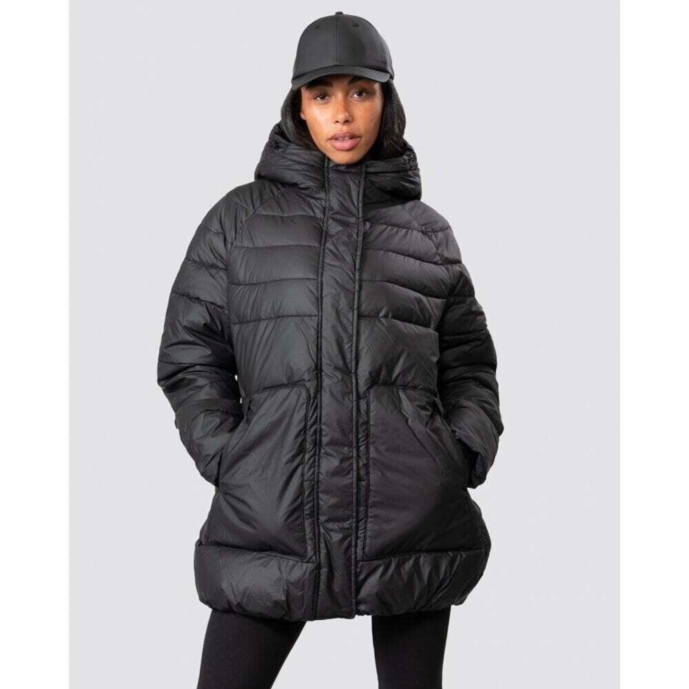NWT Hunter Women's Intrepid Mjd Length Shell Coat Black Sz Medium New with Tags